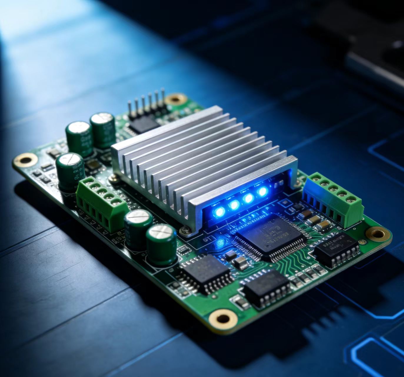 Industrial-Grade Brushless Motor Driver with Six-Level Protection