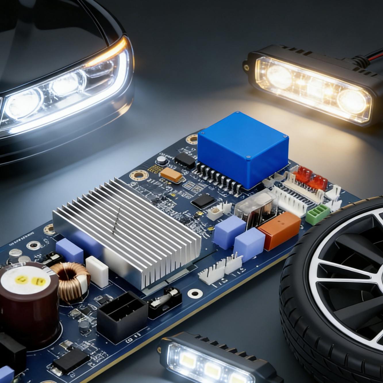RM Cortex-M7 MCU for adaptive matrix headlight control system