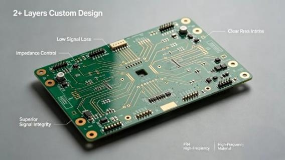 Premium Multilayer High-Frequency FR4 PCB for Automotive Electronics